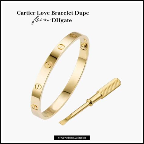 cartier love bracelet dupe india|cartier love bracelet look real.